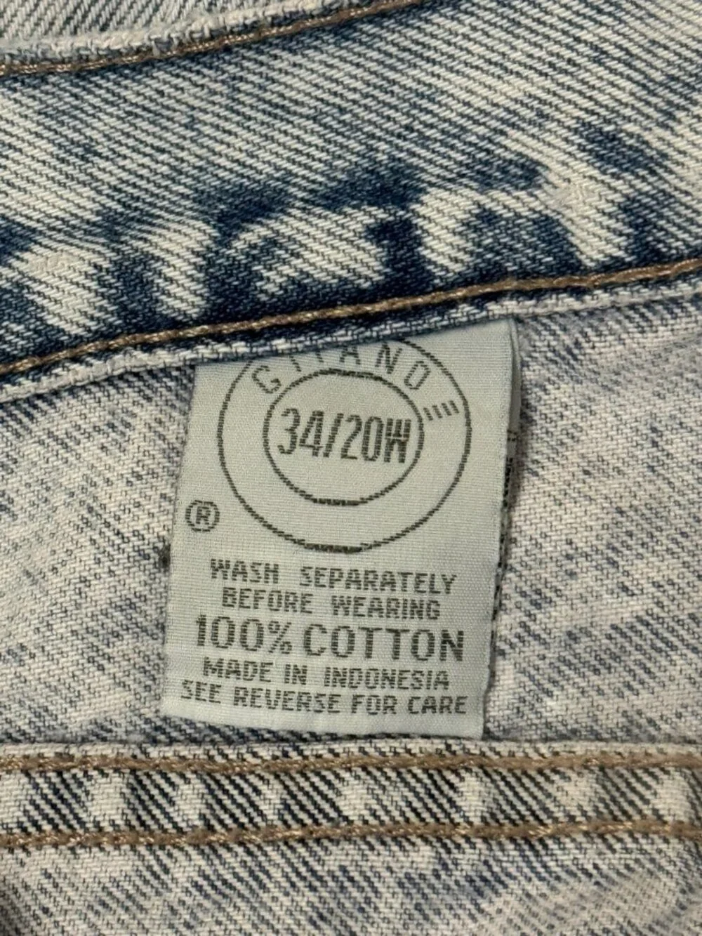 Gitano Jeans Women 34 Acid Wash Distressed Bow Back Raw Hem Tapered Frayed Ankle - Picture 4 of 13
